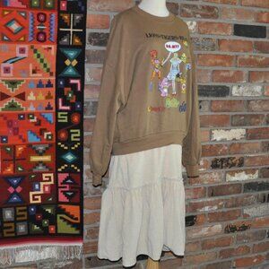 Retro Care Bears, Thunder Cats, Meet Misty Graphic Sweater Dress Corduroy Skirt